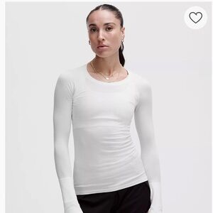 Lululemon Swiftly Long Sleeve in White